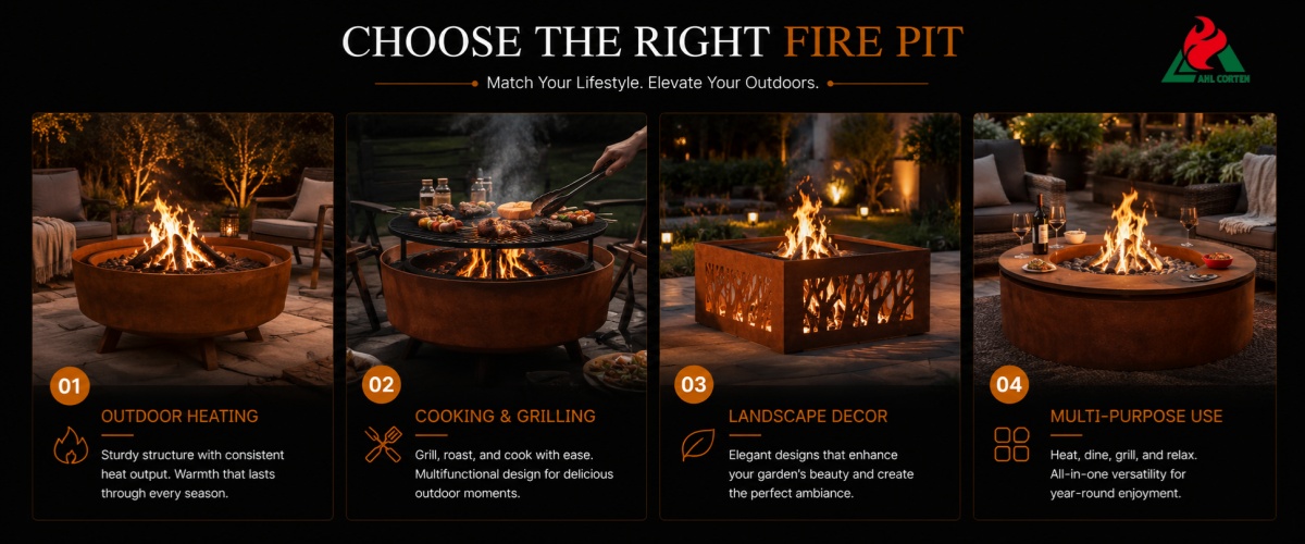outdoor fire pit for sale